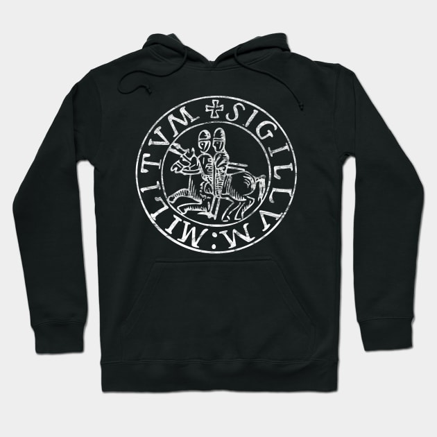 Knights Templar Sigil (light) Hoodie by Doc Multiverse Designs